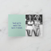 Notecard-daar zijn geen goede meisjes kaart (Binnen)