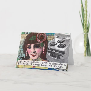 NOTECARD. DE ENIGE REDEN WAAROM IK EEN KITCHEN HEB KAART