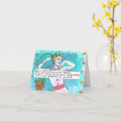 NOTECARD - DE LIEFDE ALS U IS NOOIT ZONDER KAART (Gele Bloem)