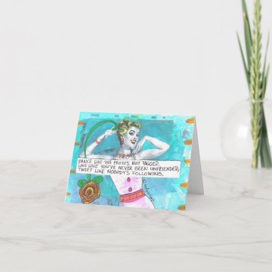 NOTECARD - DE LIEFDE ALS U IS NOOIT ZONDER KAART (Voorkant)