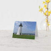 Notecard - de Vuurtoren van het Punt Neds Kaart (Gele Bloem)