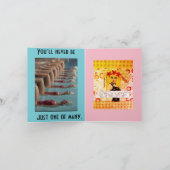 Notecard- die u onder de menigte duidelijk uit kaart (Binnen)