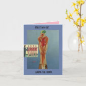 Notecard- die u onder de menigte duidelijk uit kaart (Gele Bloem)