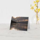 Notecard: Eiland van Zonsondergang Skye Kaart (Gele Bloem)