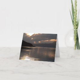 Notecard: Eiland van Zonsondergang Skye Kaart