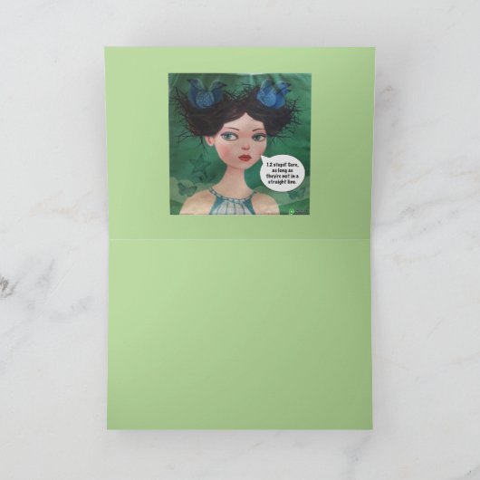 Notecard-en alcohol geweldig, ik heb wat pr gedaan kaart (Binnen)