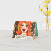 NOTECARD - GEEN SPIJT. KAART (Gele Bloem)