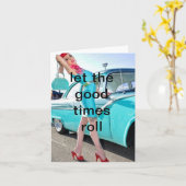 NOTECARD-GELATEN HET GOEDE BROODJE VAN TIJDEN KAART (Gele Bloem)