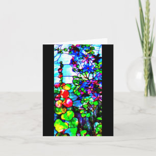 Notecard-Glas in lood-Louis Tiffany 3 Kaart