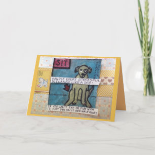 NOTECARD-HANDVAT ELKE ZWAAR KAART