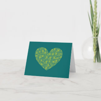 NOTECARD HEART10.7 KAART