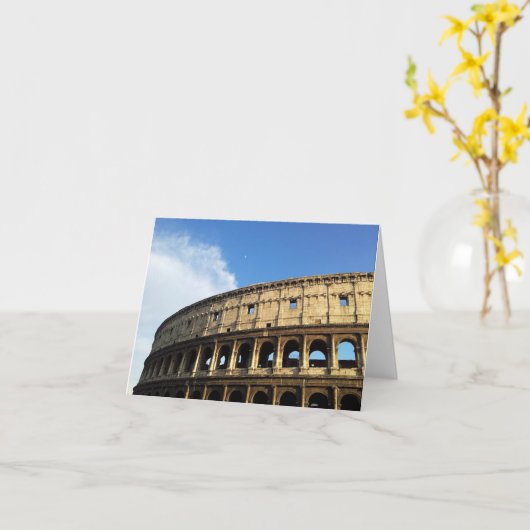 Notecard - Het Colosseum Kaart (Gele Bloem)