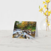 Notecard:  Het Doden van Alplaus, Charlton, NY Kaart (Gele Bloem)