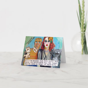 NOTECARD-HET IS GOED OM JE PETS TE WISSEN. KAART