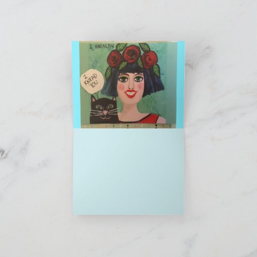 Notecard-het is het kattenhuis ik enkel mortga kaart (Binnen)