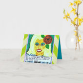 NOTECARD-HET IS ONMOGELIJK VOOR ZOWEL MIJ ALS MIJN KAART (Gele Bloem)