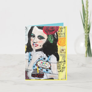 Notecard-hoe oud je ook bent is de nieuwe 30 kaart