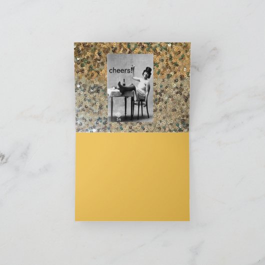 NOTECARD-I AM OP DE JENEVER EN HET TONISCHE DIEET KAART (Binnen)