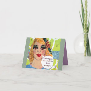 NOTECARD-I HEBBEN EEN VERLEDEN KAART