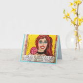 NOTECARD-I MAG NIET MAGER ZIJN, MAAR IK BEN KAART (Gele Bloem)