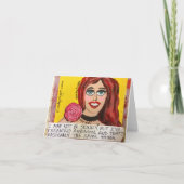 NOTECARD-I MAG NIET MAGER ZIJN, MAAR IK BEN KAART (Voorkant)