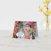 Notecard-I weet wat ik wil zijn als ik ouder ben Kaart (Gele Bloem)