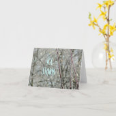 notecard/ICE STORM/FOTOG/ICE STORM QUOTE Kaart (Gele Bloem)