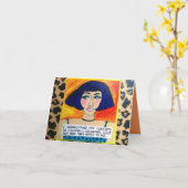 NOTECARD-IK BEGRIJP DE CONCEPTEN VAN KOKEN KAART (Gele Bloem)