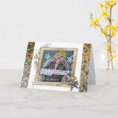 NOTECARD-IK BEN OP DE GIN EN TONIC DIEET. KAART (Gele Bloem)