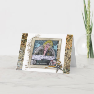 NOTECARD-IK BEN OP DE GIN EN TONIC DIEET. KAART