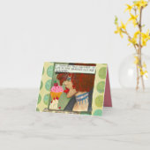 NOTECARD, IK DENK MIJN WARE ROEPING IN HET LEVEN KAART (Gele Bloem)