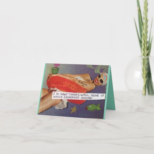 NOTECARD-IK DOE VEEL DINGEN GOED... KAART (Voorkant)