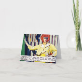 NOTECARD = IK KAN NIET ECHT DE WANDELING LOPEN OF  KAART (Voorkant)