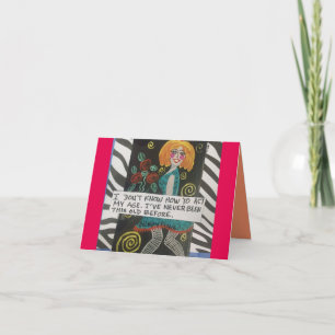 NOTECARD IK WEET NIET HOE IK ME MOET GEDRAGEN OP M KAART