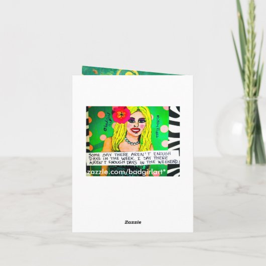 NOTECARD-IM KLAAR VOOR PARDY HARDY ZOLANG KAART (Achterkant)