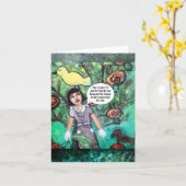 NOTECARD-IM KLAAR VOOR PARDY HARDY ZOLANG KAART (Gele Bloem)