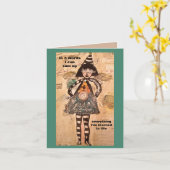 NOTECARD-IN 3 WOORDEN KAN IK HET LEVEN SAMENVATTEN KAART (Gele Bloem)