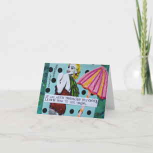 NOTECARD-INDIEN HET LEVENSGEBIED DOOR U BEVINDT KAART