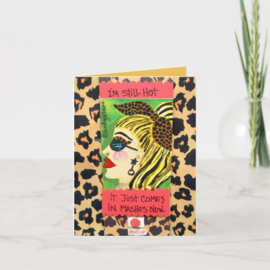 NOTECARD-JE BENT NOG STEEDS HEET KAART (Voorkant)