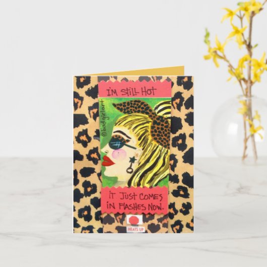 NOTECARD-JE BENT NOG STEEDS HEET KAART (Gele Bloem)