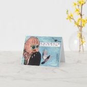 NOTECARD - JE KUNT ME NEMEN ZOALS IK BEN KAART (Gele Bloem)