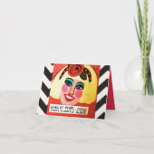 NOTECARD-JONGELUI BIJ HART KAART (Voorkant)