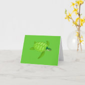 Notecard-Just for Kids-Turtle Kaart (Gele Bloem)