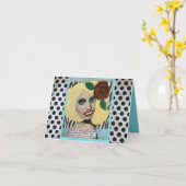 NOTECARD- KAART (Gele Bloem)