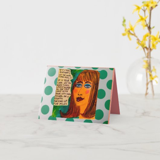 Notecard Kaart (Gele Bloem)