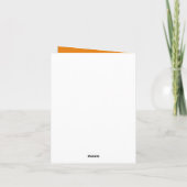 Notecard Kaart (Achterkant)