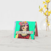 notecard kaart (Gele Bloem)