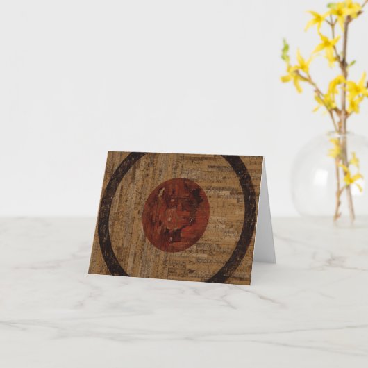 Notecard Kaart (Gele Bloem)