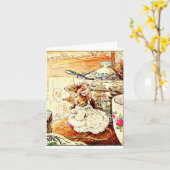 Notecard-kinder kunst-Beatrix Pottenbakker 17 Kaart (Gele Bloem)