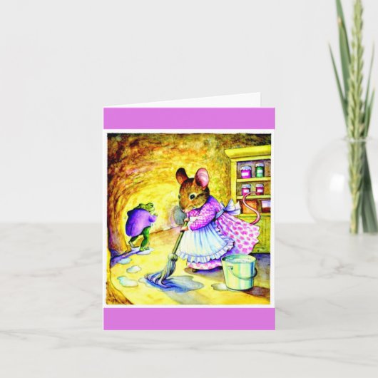 Notecard-kinder kunst-Beatrix Pottenbakker 1 Kaart (Voorkant)